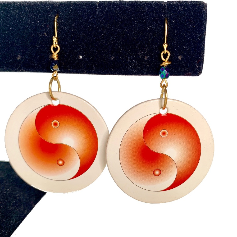 Boutique Repurposed Vintage Matching POG Earrings